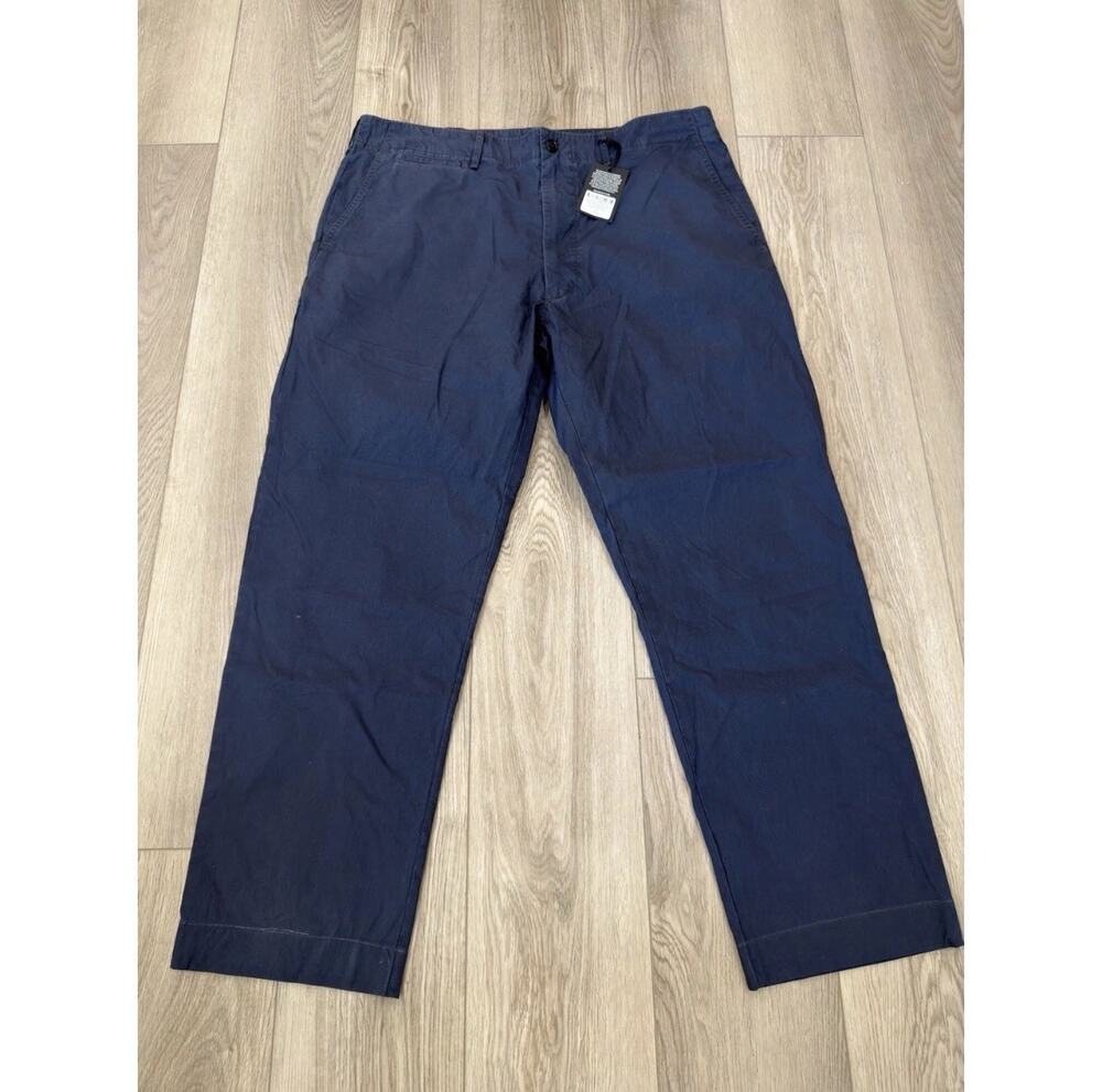 NWT Buck Mason Parachute Poplin Carry On Pants Navy Venice Wash 30x30